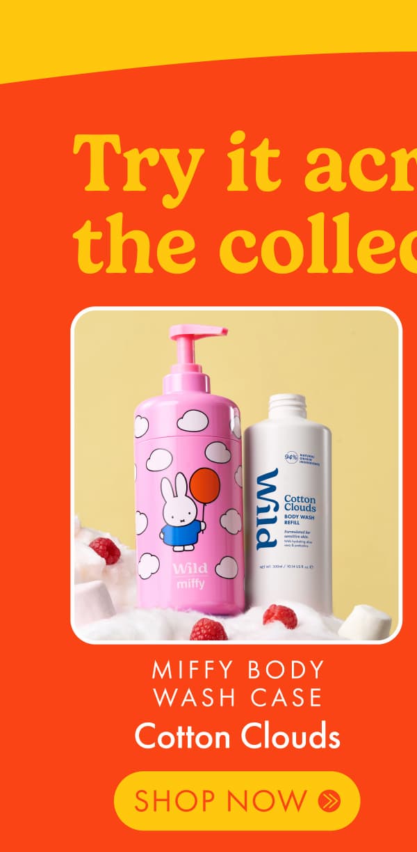 Miffy Body Wash Case & Cotton Clouds