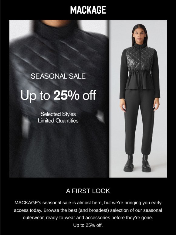 Your Early Access to the Sale Starts Now
