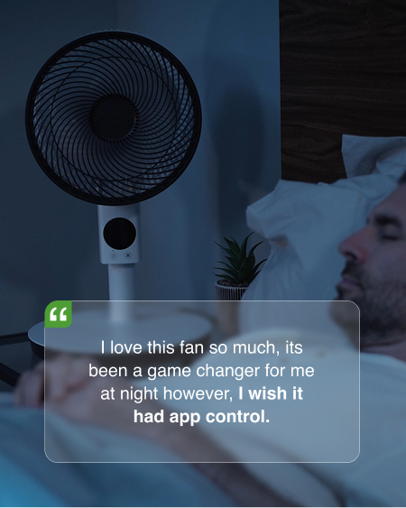 "I wish it had app control"