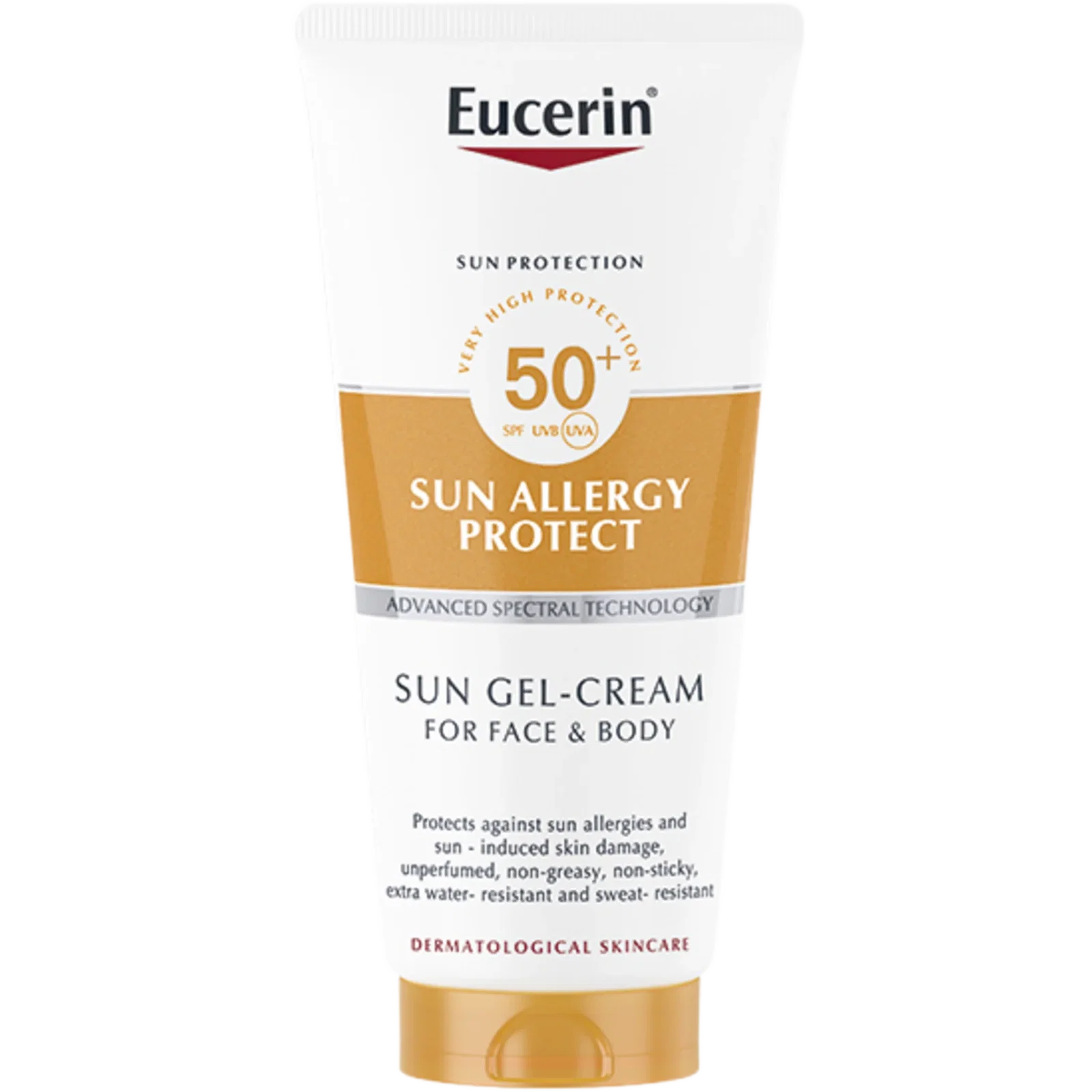 Image of Eucerin Sun Allergy Protect Sun Cream Gel For Face and Body SPF50+