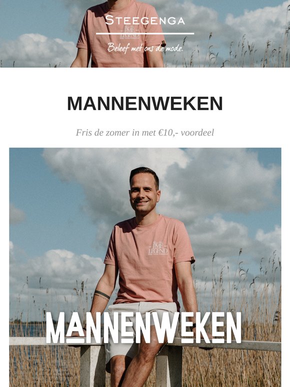 Zomer klaar: €10,- korting op jouw favorieten tijdens de Mannenweken!