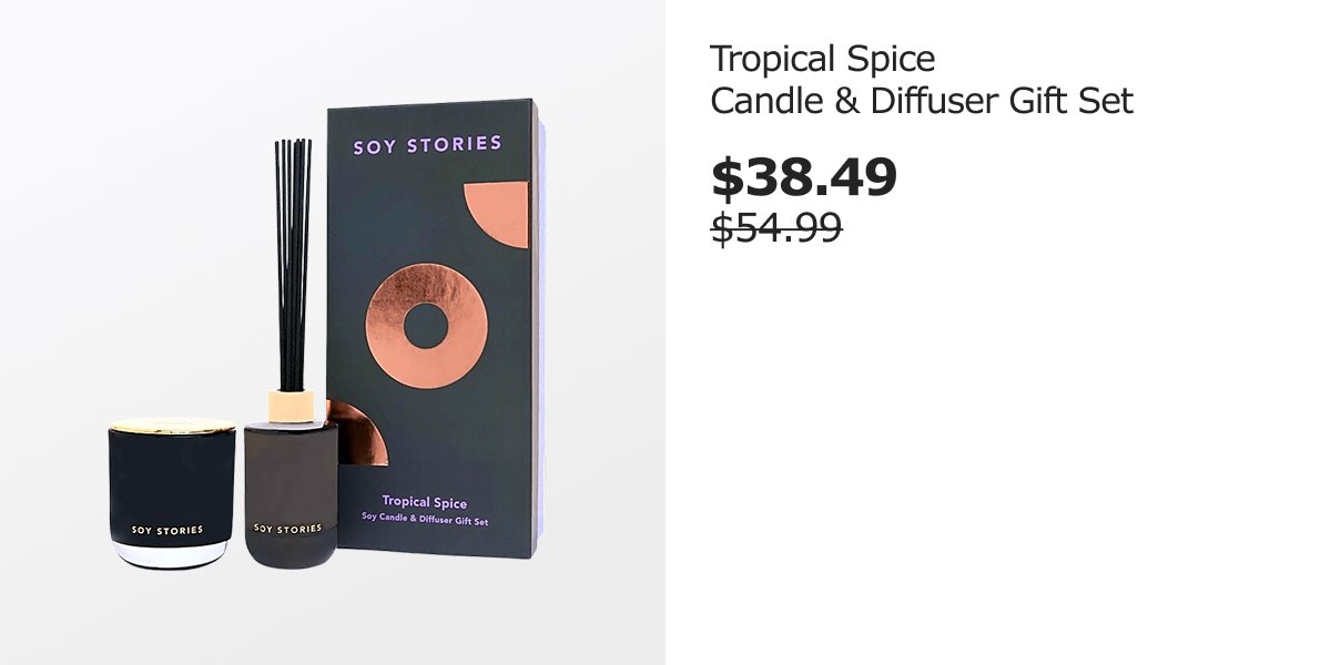 Tropical Spice Candle & Diffuser Gift Set