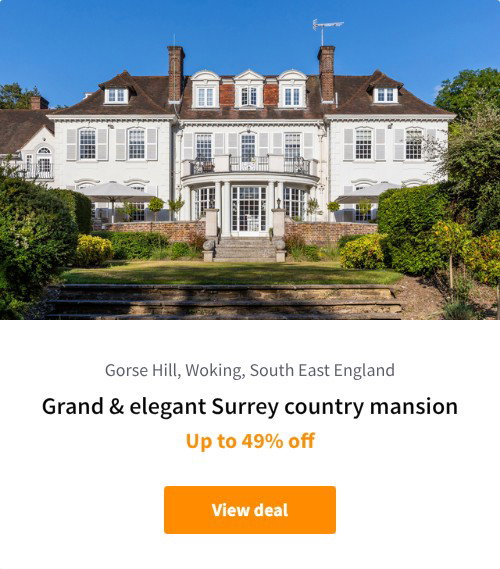 Grand &amp; elegant Surrey country mansion