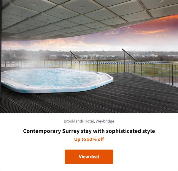 Contemporary Surrey stay with sophisticated style