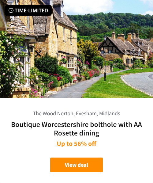 Boutique Worcestershire bolthole with AA Rosette dining