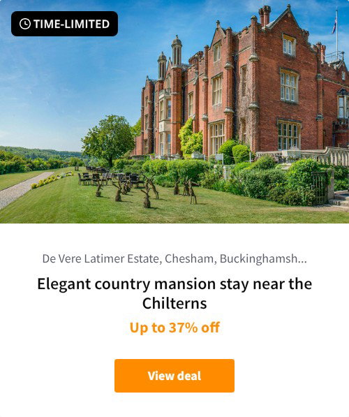 Elegant country mansion stay near the Chilterns