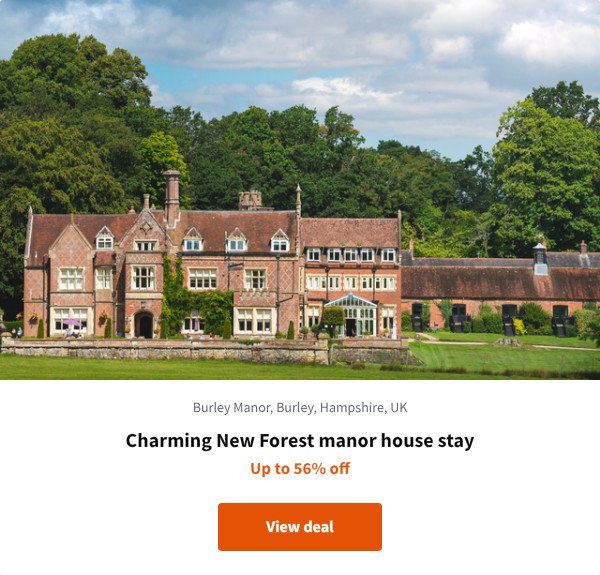 Charming New Forest manor house stay