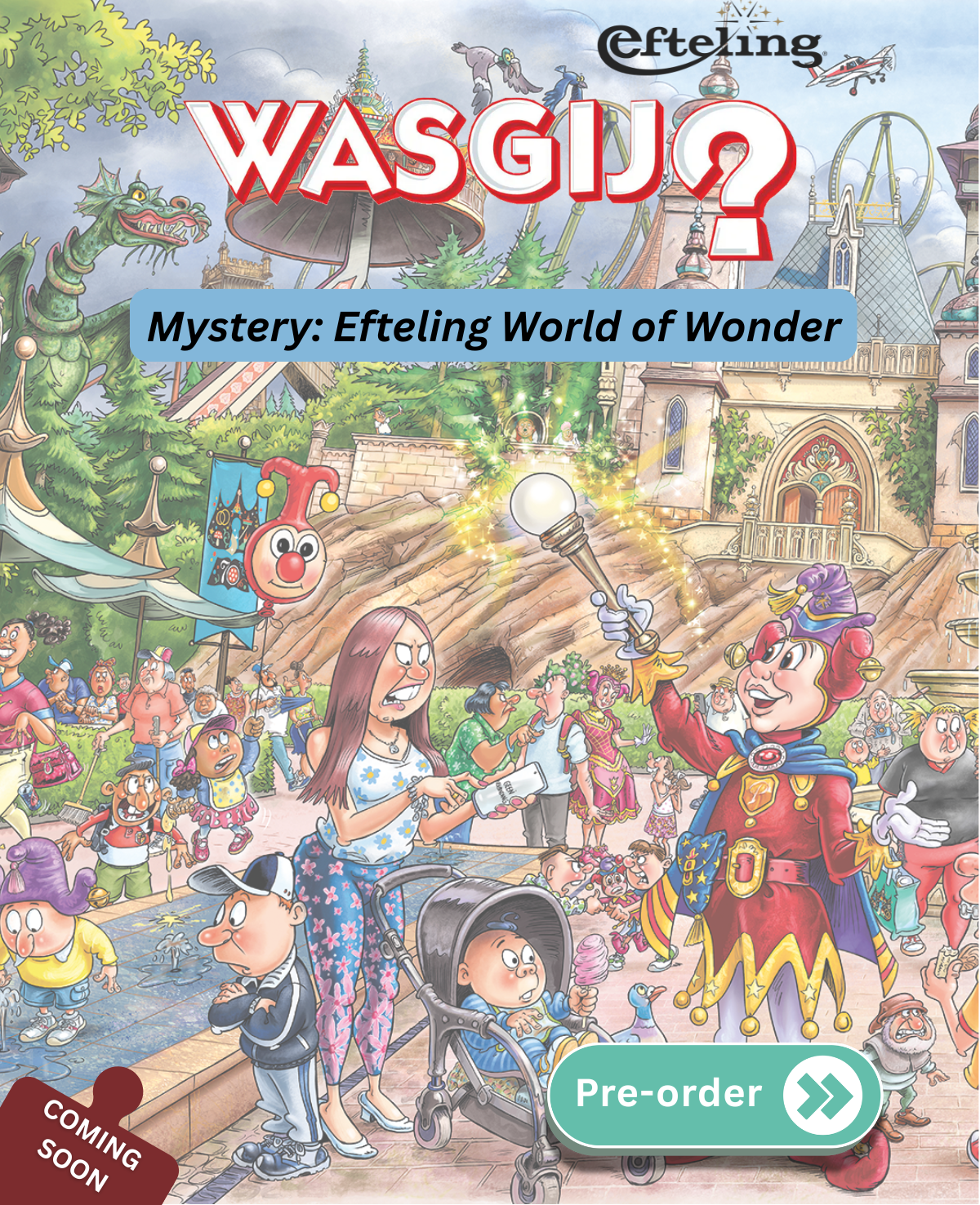 New Wasgij Mystery Efteling World of Wonder 1000 Piece Jigsaw Puzzle