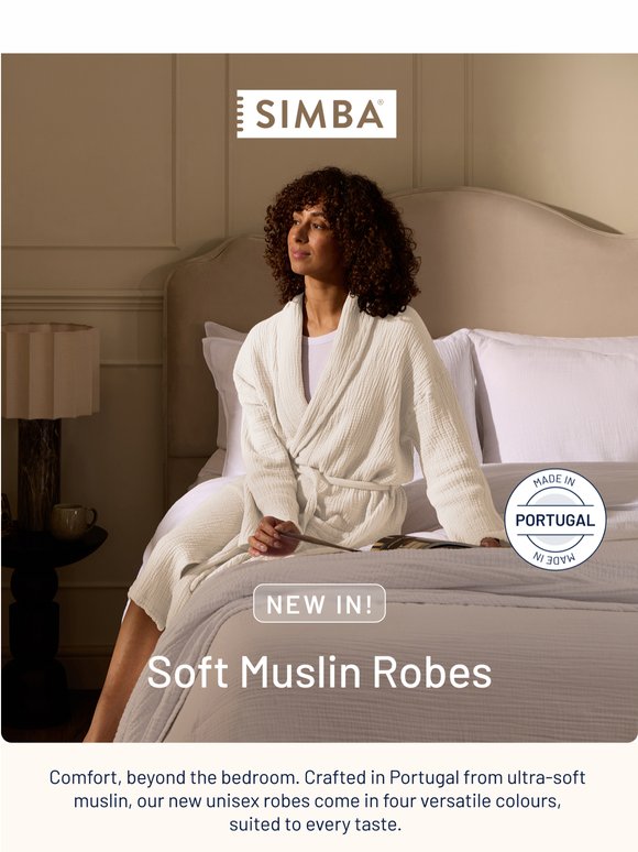 NEW: Soft Muslin Robes 🧘