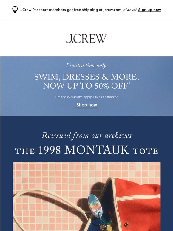 Back from the archives: the 1998 Montauk tote