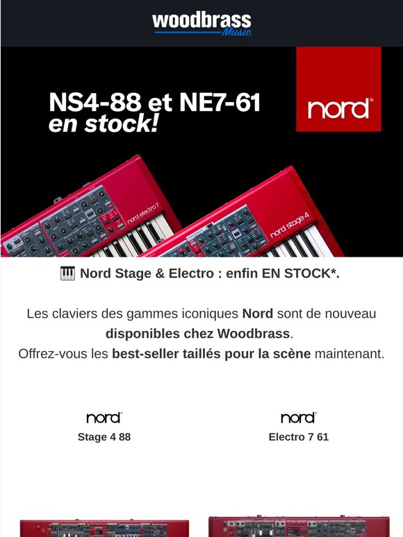 🎹 Nord Electro 7 : En stock chez Woodbrass !
