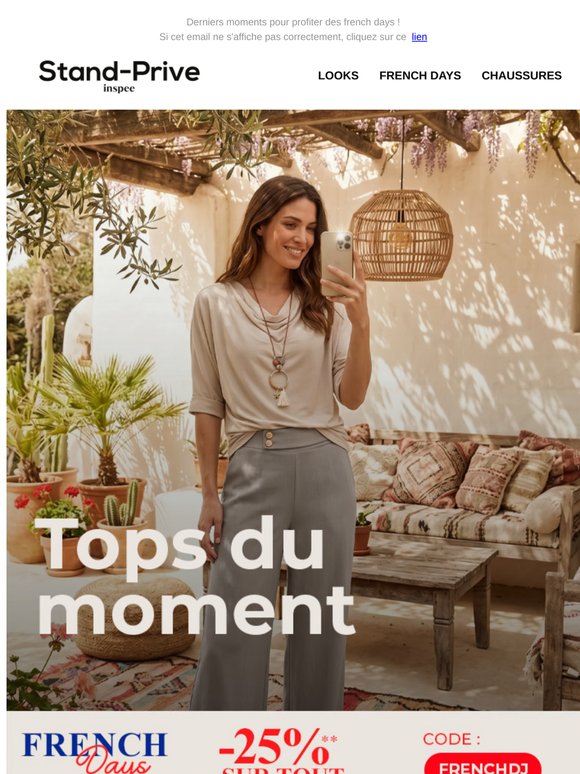 Les hauts incontournables du moment !