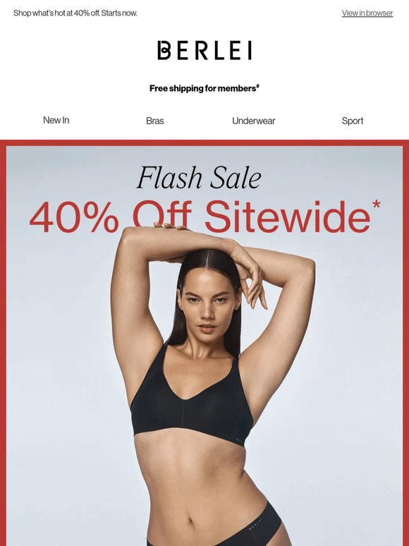Reset. Refresh. 40% OFF sitewide* 💫