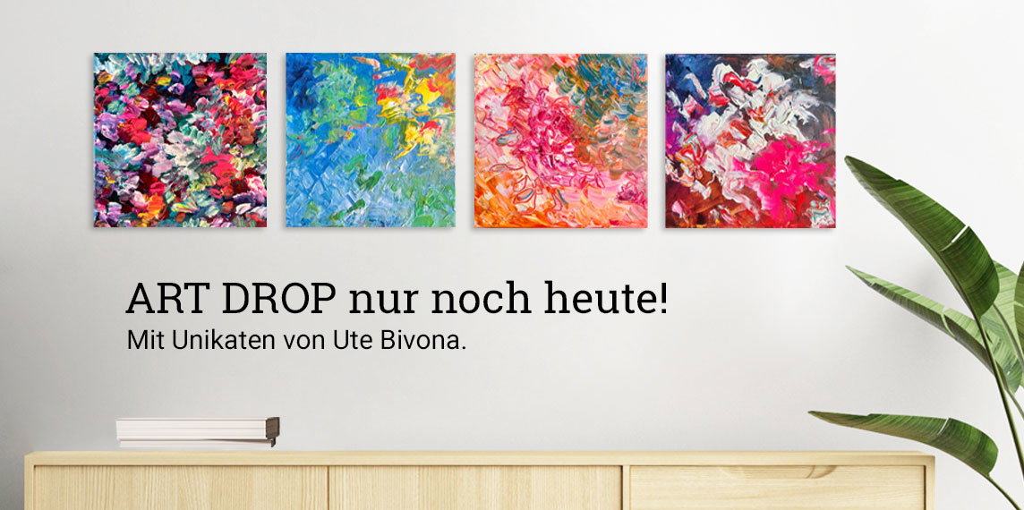 ART DROP - 10 Unikate von Ute Bivona