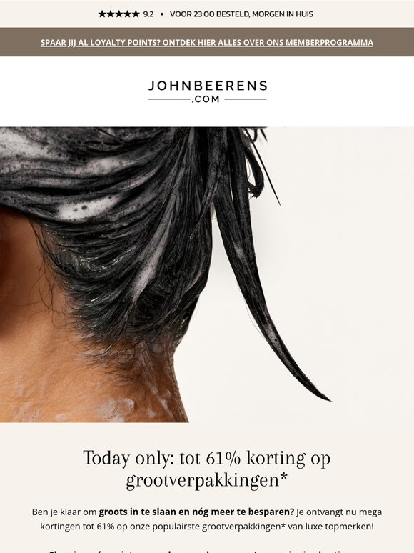Tot 61% korting: groots inkopen, groots besparen* 💗