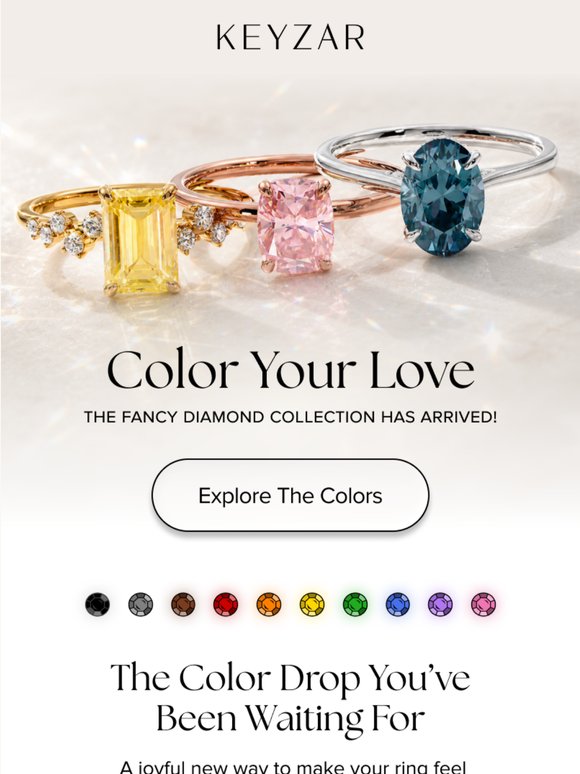 It's Here: Our Fancy Diamonds Collection