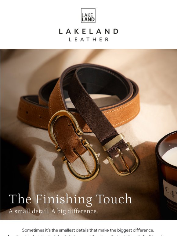 Leather Belts, Done Right