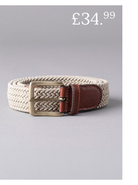 Greythwaite Braided Belt Stone