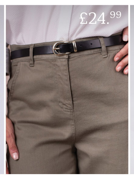 Kirkby Leather Belt Black