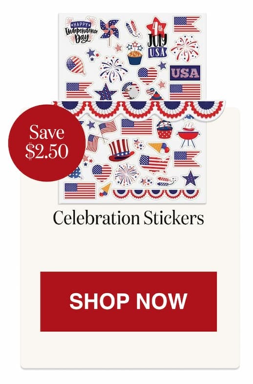 Celebration Stickers [Click here to Shop Now]
