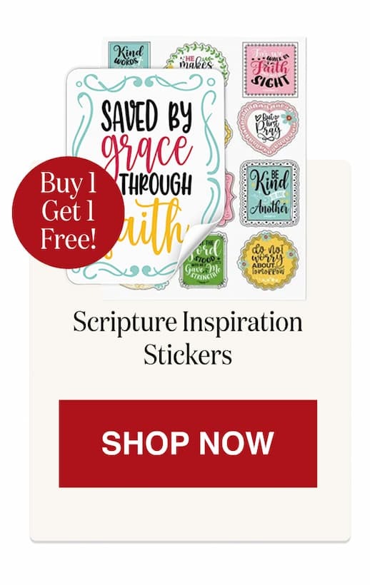 Scripture Inspiration Stickers - BOGO [Click here to Shop Now]