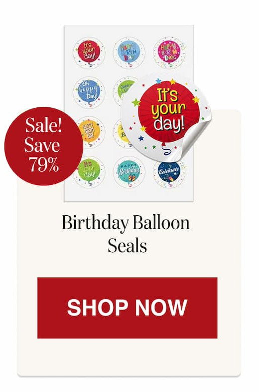 Birthday Balloon Seals [Click here to Shop Now]