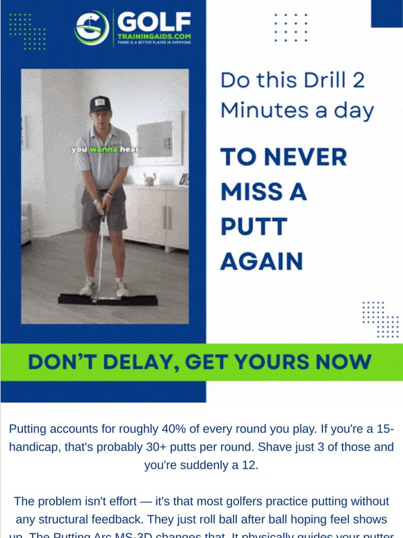 The putting stroke drill that tour pros use (takes 2 minutes) 🏆