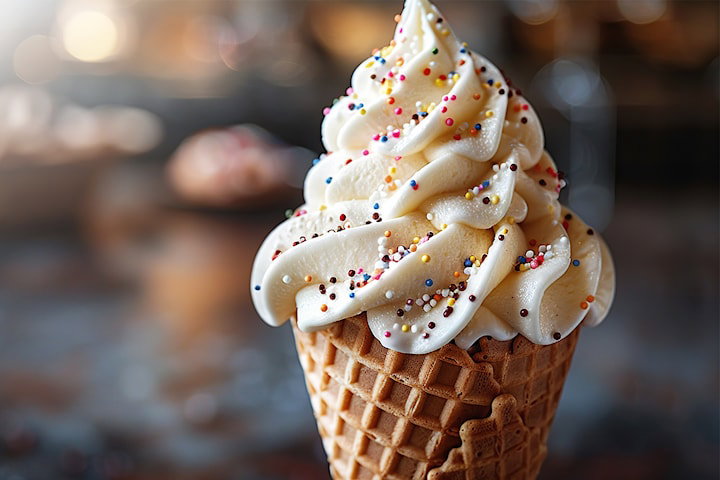Få en deilig softis m/u strøssel hos Sweet & Shakes på Grønland