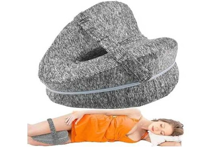 Ortopedisk knepute i Memory Foam for sidesover - Ergonomisk benpute