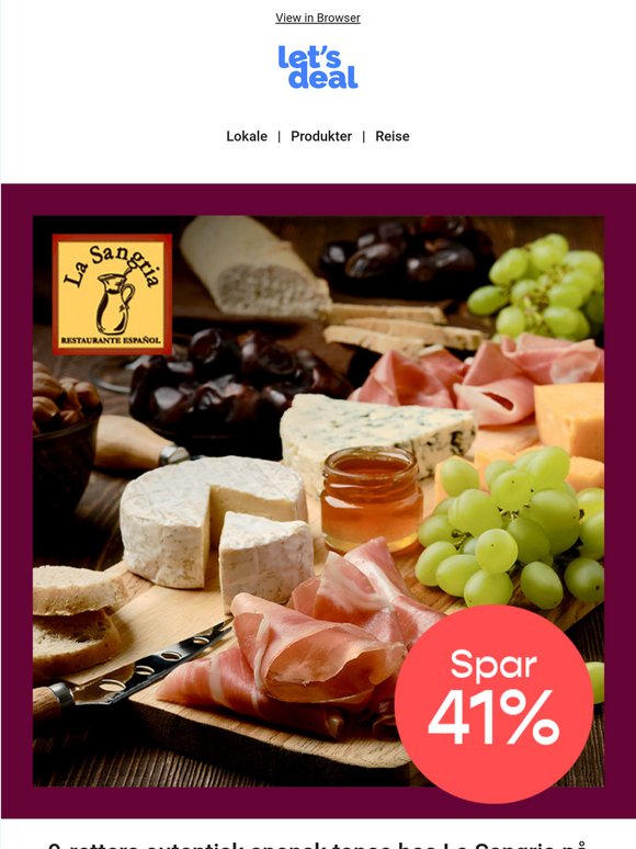 9-retters tapasopplevelse / 50 min massasje / Manikyr eller Spa pedikyr