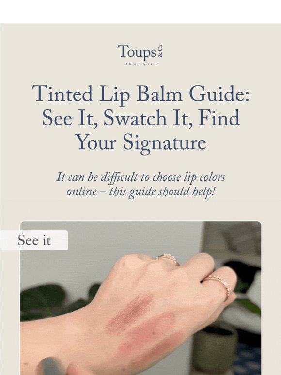 Trying to choose a lip shade online?
