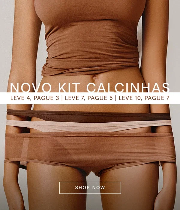 Novo kit calcinhas