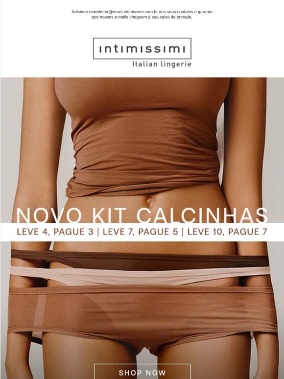 Oie, os Kits Calcinhas ficaram ainda melhores 🆕