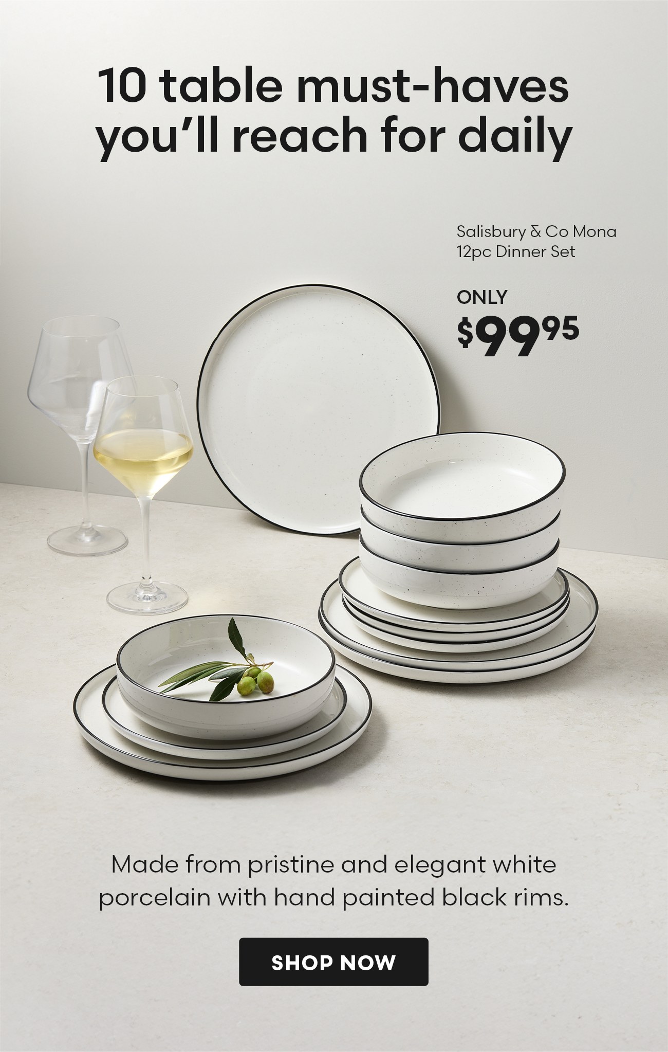 Salisbury & Co Mona 12pc Dinner Set