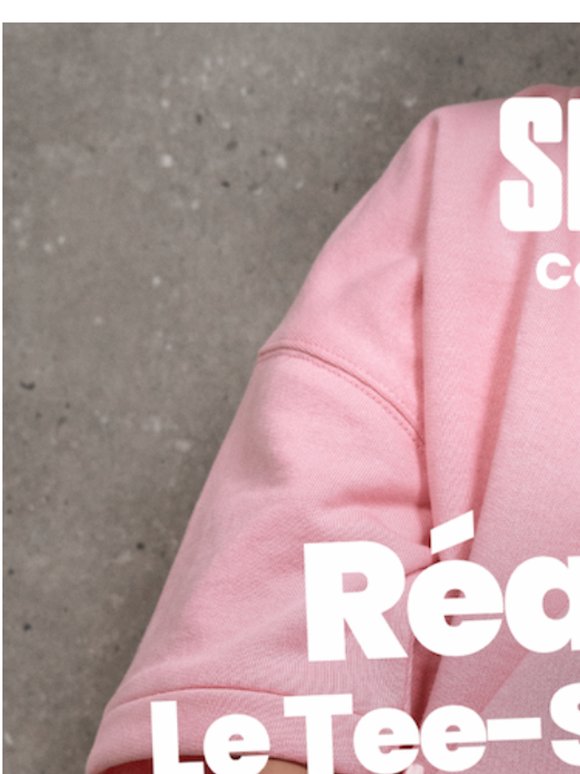 💜 Réassort : le tee-shirt sweat is back !