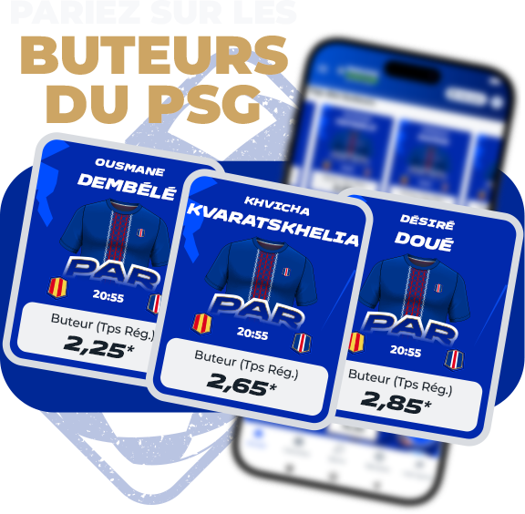 Pariez sur les buteurs du PSG