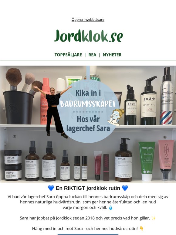 I badrumsskåpet hos vår lagerchef 🧖‍♀️