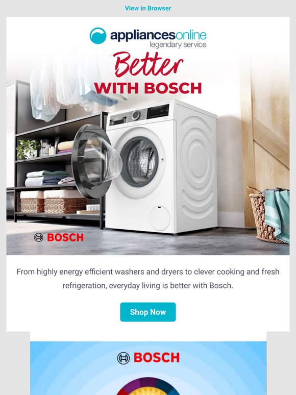 Everyday living is better with Bosch