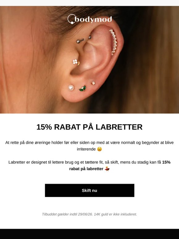 Hvis du går med piercingsmykker hver dag, så klik her 👀