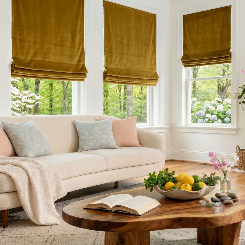 Velvet Roman Shade Collections 50% Off Everyday