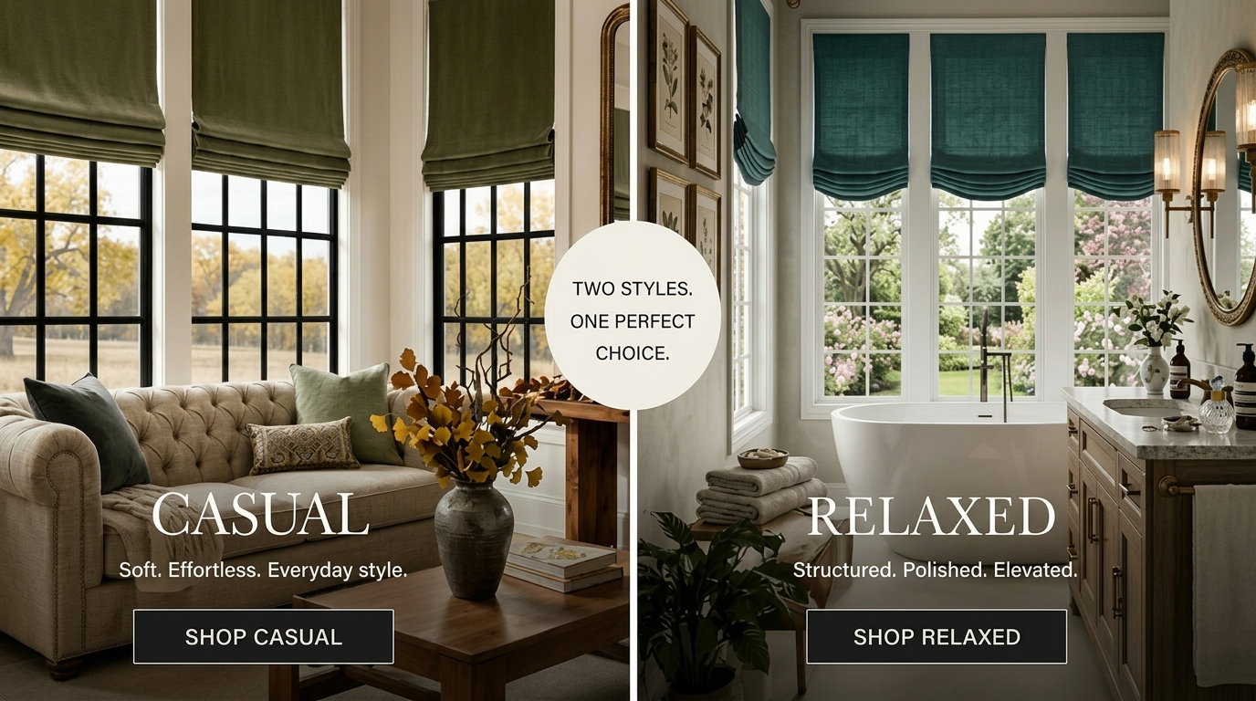Roman Shade Collections 50% Off Everyday