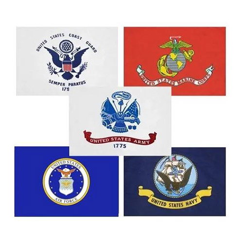 Armed Forces Flag Set