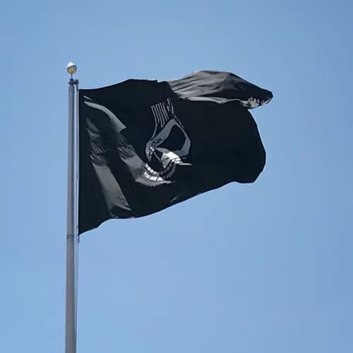 Polyester Double-Sided POW/MIA Black Flag - Patriarch®