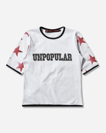 Women's Unpopular Fitted Jersey Top White