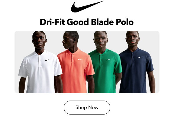 Dri-Fit Good Blade Polo by Nike | Shop Now