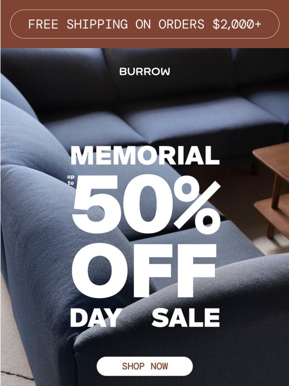 The Memorial Day Sale is now open