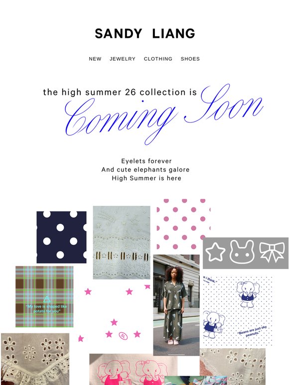 COMING SOON: High Summer 26 Collection