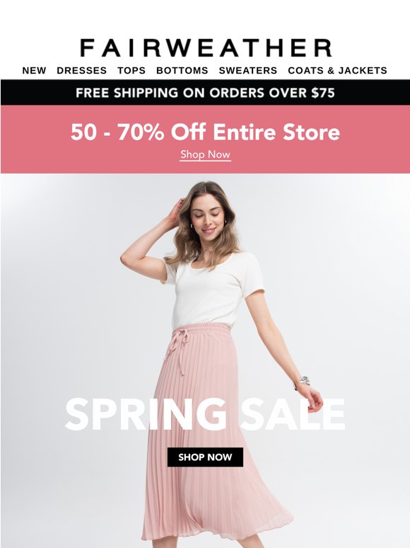 🌸 Fresh Finds Now 50-70% Off