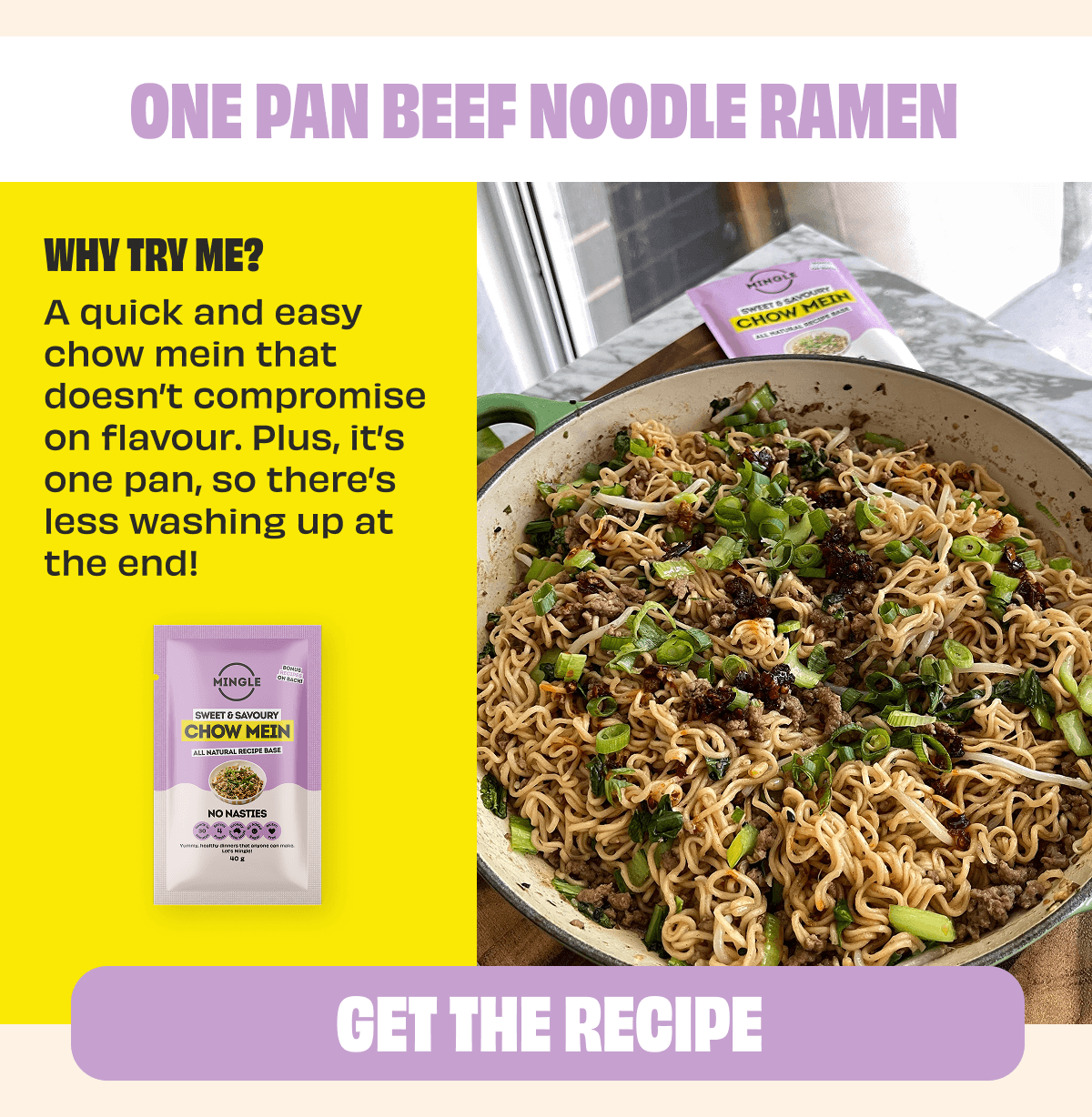 One Pan Beef Noodle Ramen