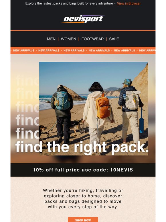 Packs for Every Adventure
